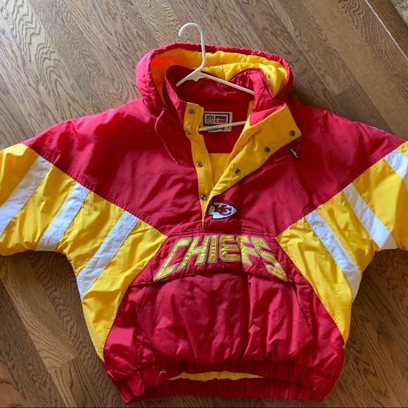 chiefs starter jacket pullover